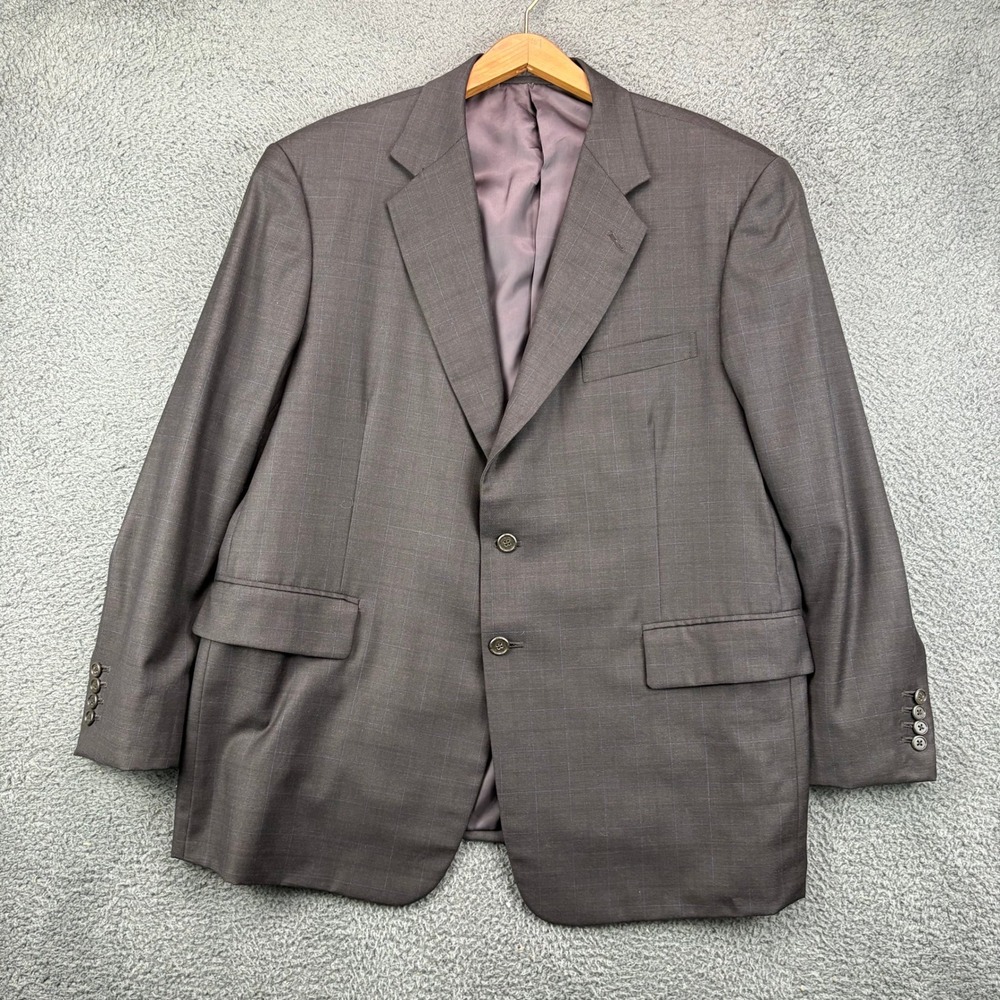 Fit-Wel Hand Tailored Loro Piana Summer Wish Super 170s Wool Silk Blazer 44‎